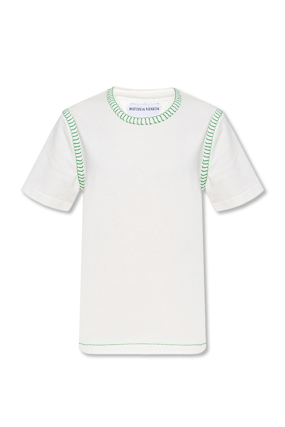 Bottega Veneta T-shirt with decorative stitching | Women's 